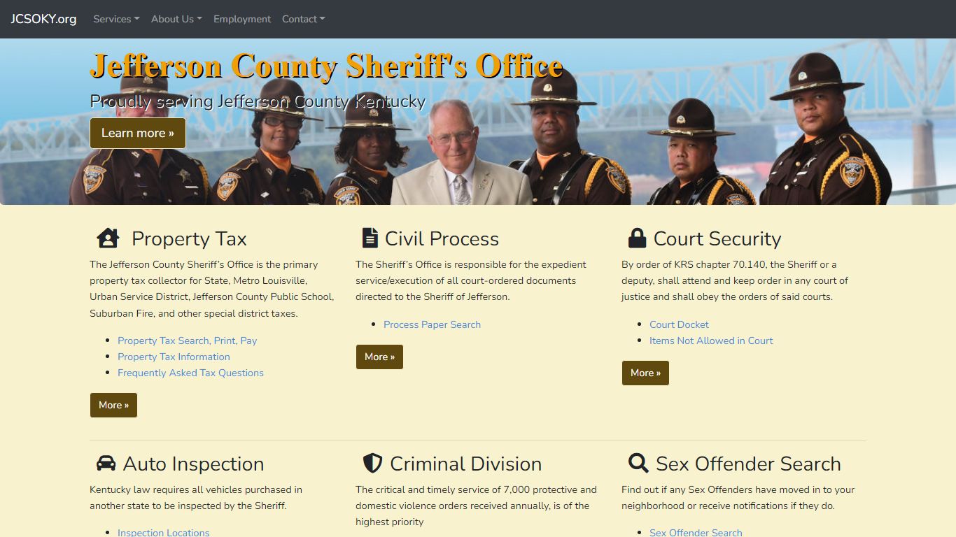 JCSOKY.org - Jefferson County Sheriff's Office